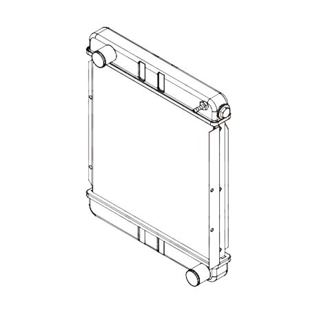 Water Tank Radiator 30926297 for JCB Excavator MICRO-T2 MICRO PLUS-T2 MICRO 8008