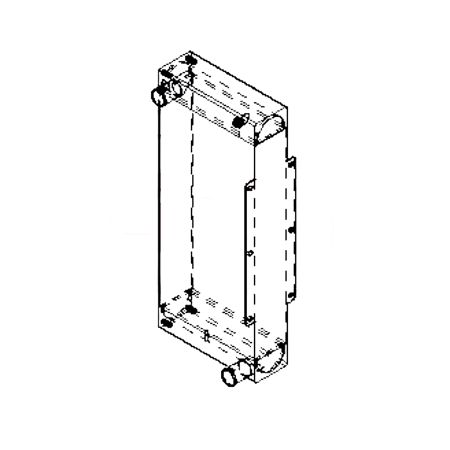 Water Tank Radiator 30927125 for JCB Excavator 520-40