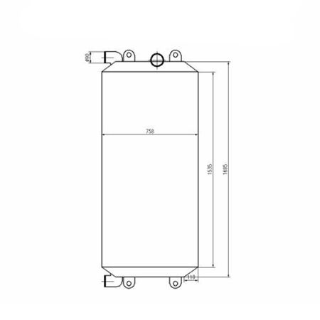 Buy Water Tank Radiator 373-8721 for Caterpillar Tractor Cat  D11T from YEARNPARTS online store