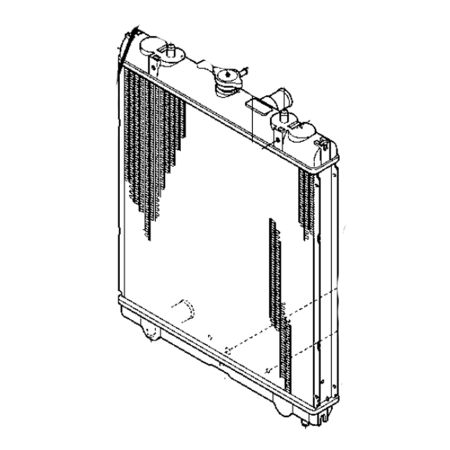 Water Tank Radiator 3N300-17100 for Kubota M105SDSL M105XDT M95SDS M95SH