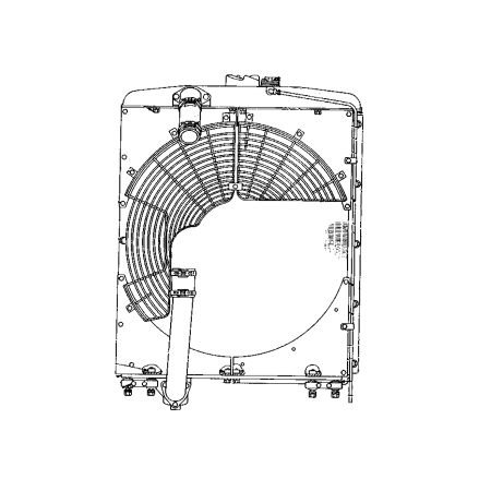 Water Tank Radiator 7M-4962 7M4962 for Caterpillar CAT Grader 977 977H