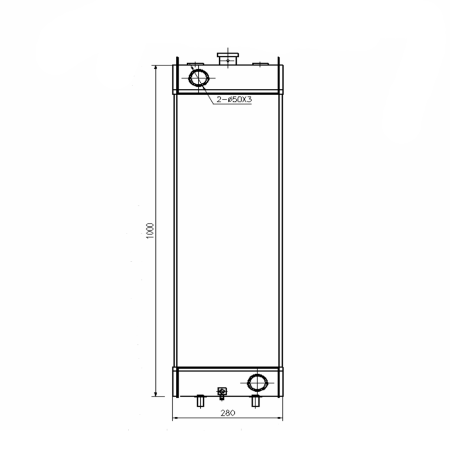 Buy Water Tank Radiator ASS'Y 21K-03-71115 for Komatsu Excavator PC160LC-7 from YEARNPARTS online store