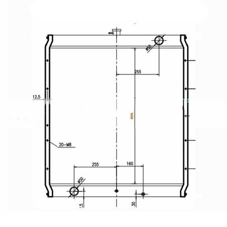 Buy Water Tank Radiator ASS'Y 21P-03-K2111 for Komatsu Excavator PC150-6K PC150LC-6K PC160-6K PC180LC-6K PC180NLC-6K PW150ES-6K PW170ES-6K from YEARNPARTS online store