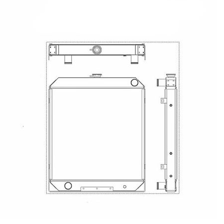 Buy Water Tank Radiator ASS'Y 30/901700 30-901700 for JCB Excavator 415 425 .425 Dozer .420 Dozer .410 Dozer 420 410 412 .415 Dozer 430 from YEARNPARTS online store