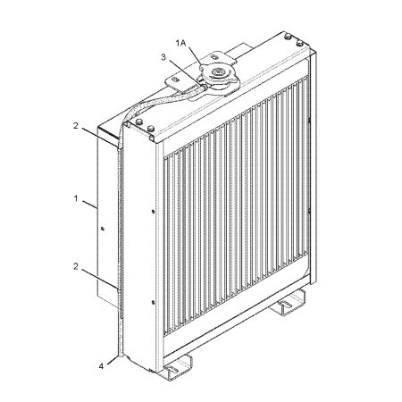Water Tank Radiator Core ASS'Y 4370980 for Hitachi Excavator EX200-3 EX200-5 MA145-5 Isuzu Engine 6BG1