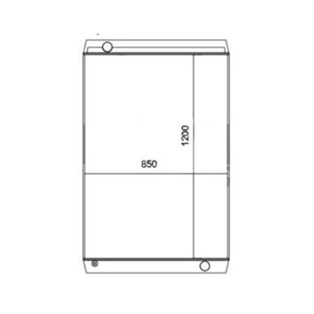 Water Tank Radiator VOE15147619 VOE15096620 for Volvo Loader L150H L180H L180H HL L220H L250H L260H