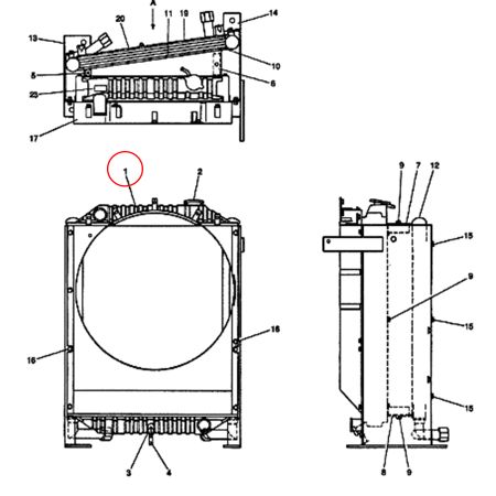 Water Tank Radiator YX05P00001R100 for Kobelco SK135SRLC SK115SRDZ SK135SRL Excavator