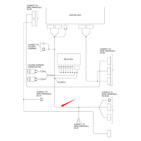 Wiring Harness 1036184 for Hitachi Excavator EX8000 EX8000-6