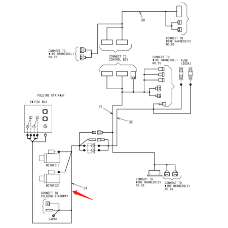 Wiring Harness 3113493 for Hitachi Excavator EX5500-6 EX5500E-6 EX5600-6BH EX5600-6LD