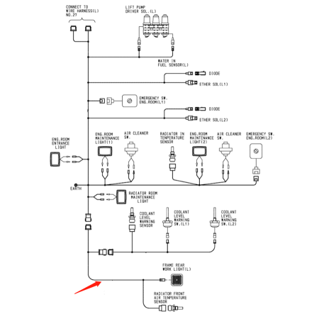 Wiring Harness 3115333 for Hitachi Excavator EX8000 EX8000-6