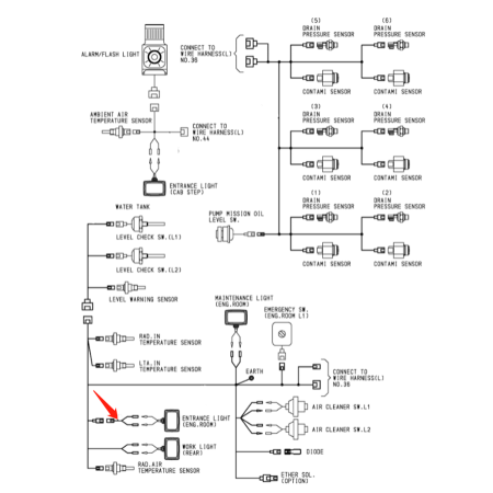 Wiring Harness 4685001 for Hitachi Excavator EX5500-6 EX5500E-6 EX5600-6BH EX5600-6LD