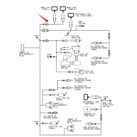 Wiring Harness 4685003 for Hitachi Excavator EX5500-6 EX5500E-6 EX5600-6BH EX5600-6LD