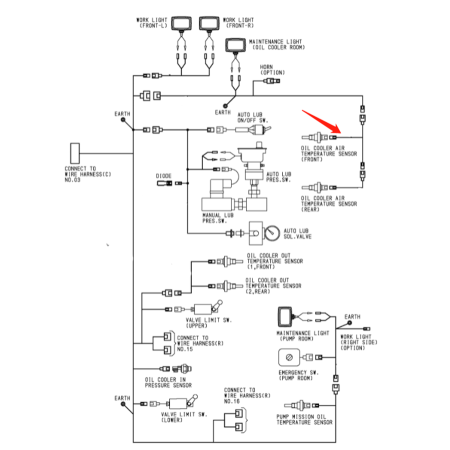 Wiring Harness 4685005 for Hitachi Excavator EX5500-6 EX5500E-6 EX5600-6BH EX5600-6LD