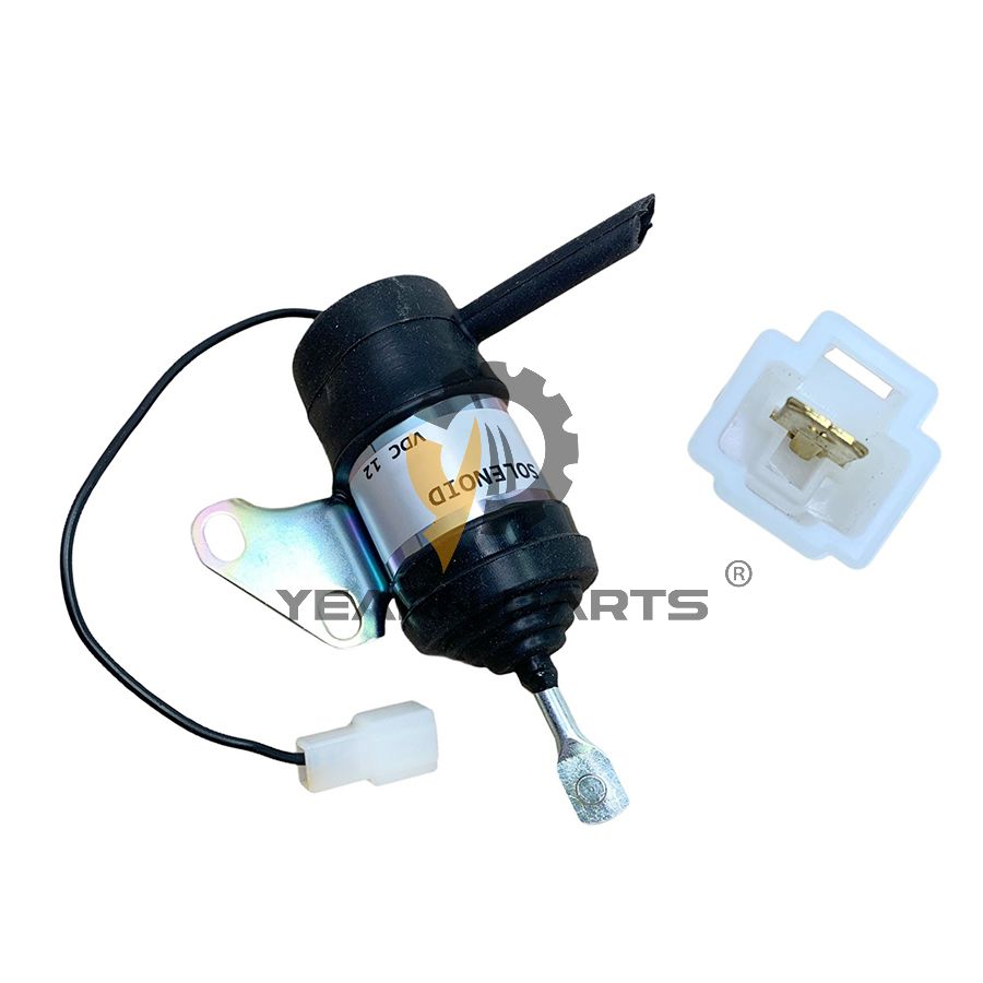 12V Stop Solenoid 16851-60010 1685160010 for Kubota Excavator K-008 K008-3 KX36(H)