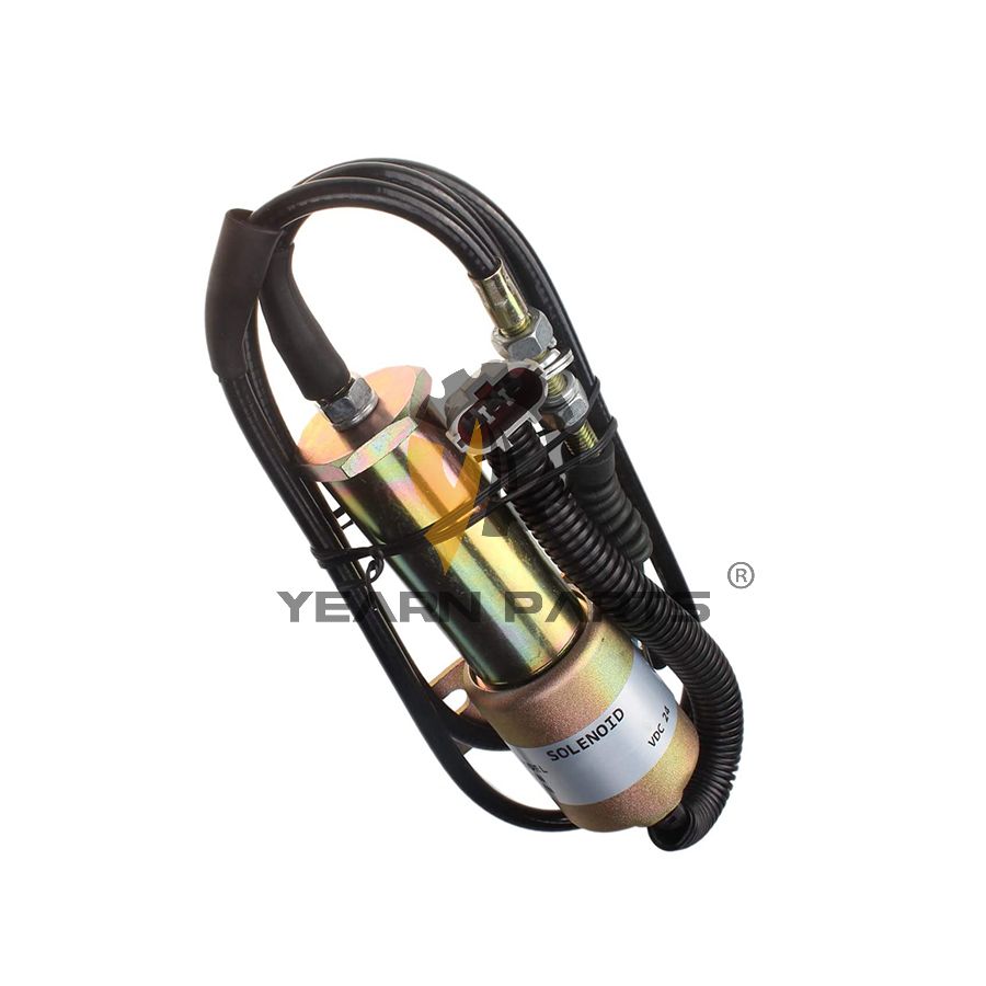 24V Shut Off Solenoid 11N6-66090 11N666090 for Hyundai Excavator R210LC7H RC215C7H 9-SERIES