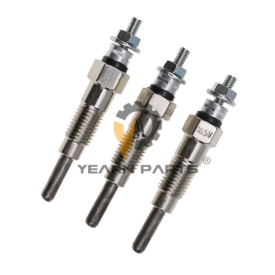 3pcs Glow Plug VV12979577800 for Case Excavator CX14