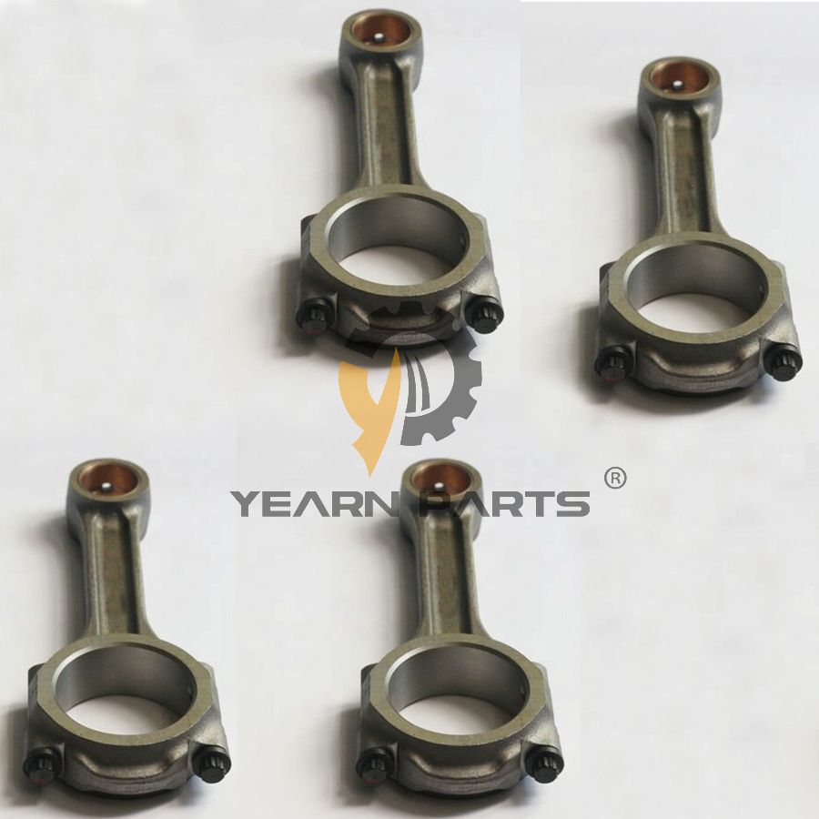 4 pcs Connecting Rod 6204-31-3100 6204-31-3101 for Komatsu Excavator PC60-5 Engine 4D95