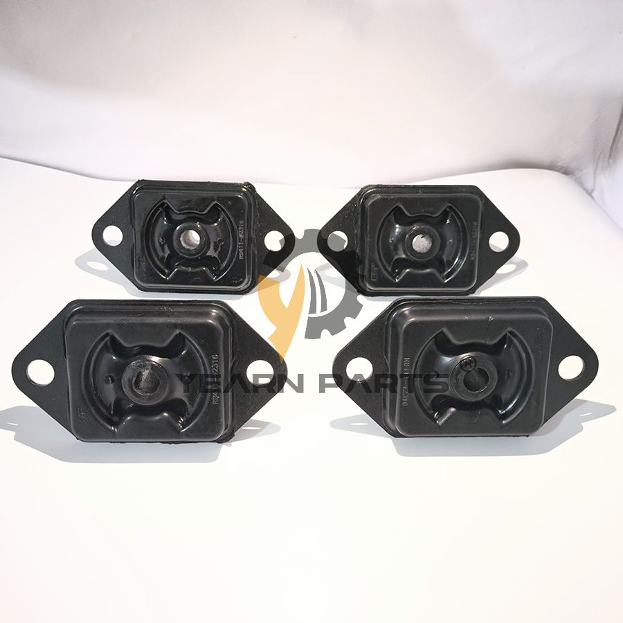4 PCS Engine Mounting Rubber Cushion RB411-42164 RB41142164 for Excavator U25-3S U25S(CA) U27-4 U27-4CA Engine D1105-E3