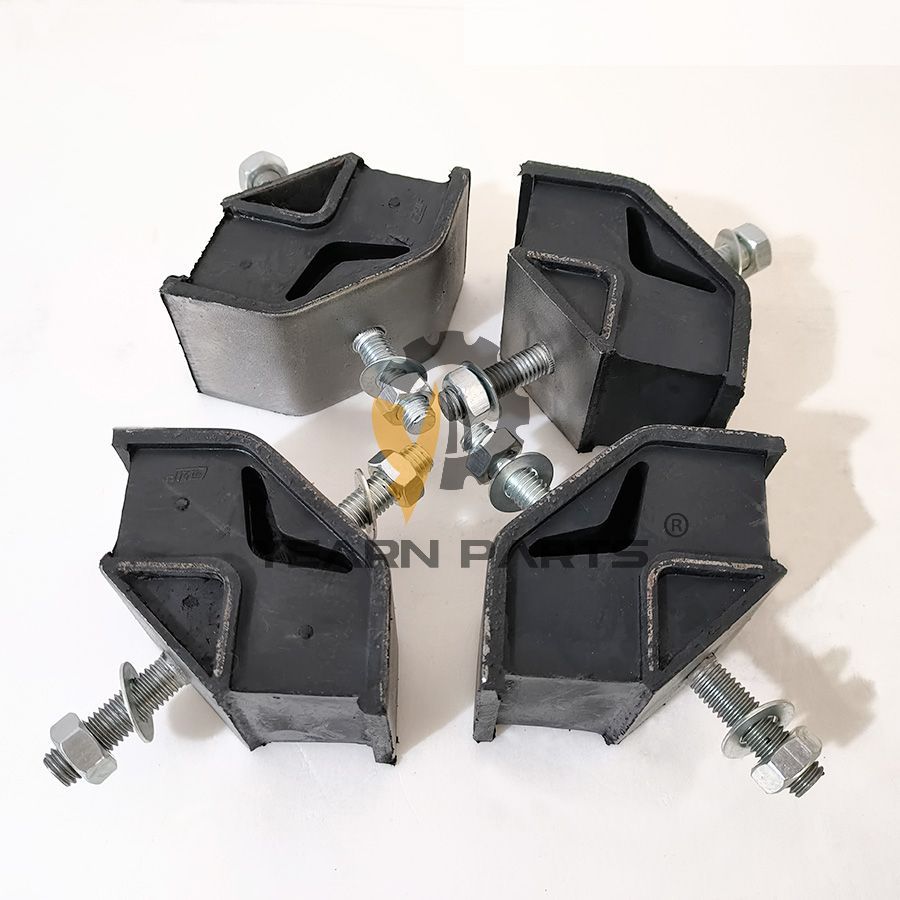 4pcs Engine Ruuber Mounting  PM02P01037P1 PM02P01038P1 for Case CX27B CX25 Excavator