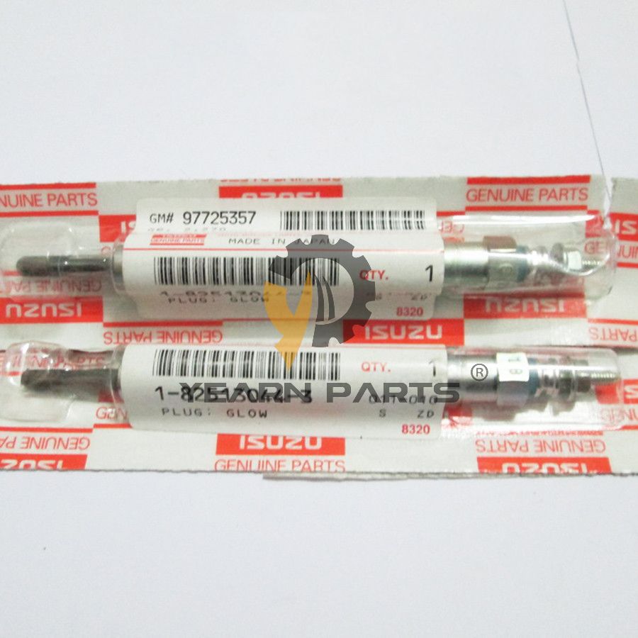 4PCS Glow Plug VI1825130442 for New Holland Excavator E80 E70SR
