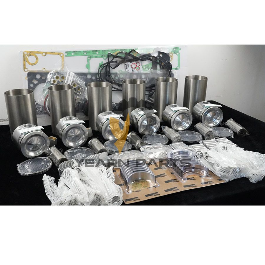 6BT5.9 Engine Overhaul Rebuild Kit for JCB JS205 JS215 Excavator with Cummins 6BT5.9