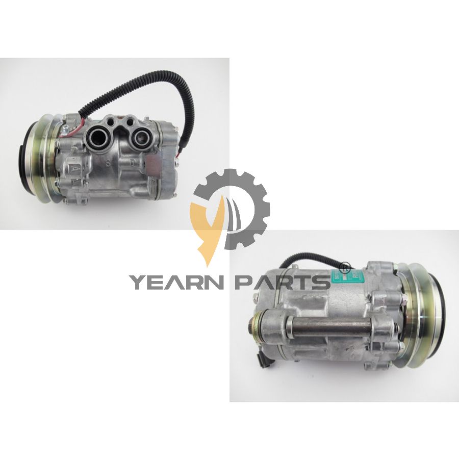 A/C Compressor 22L-979-2211 for Komatsu Excavator PC27MR-2-B PC30MR-2 PC35MR-2 PC40MR-2 PC40MR-2-AC PC50MR-2 PC50MR-2-AC