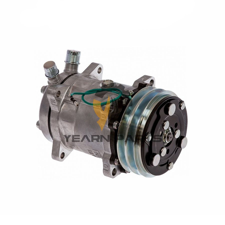 AC Compressor 24100P4816S019 for Kobelco Excavator ED180 SK115DZ-4 SK130-4 SK130LC-4 SK150LC-4 SK200-4 SK200LC-4