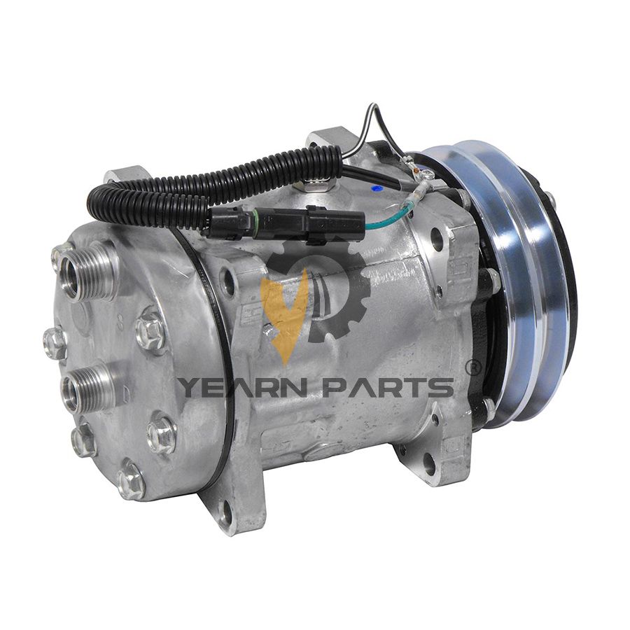 A/C Compressor 24100P4816S019 for Kobelco Excavator SK210-4 SK210LC-4 SK220-4 SK220LC-4 SK250-4 SK250LC-4 SK250NLC-4 SK270LC-4 SK300LC-4 SK400LC-4