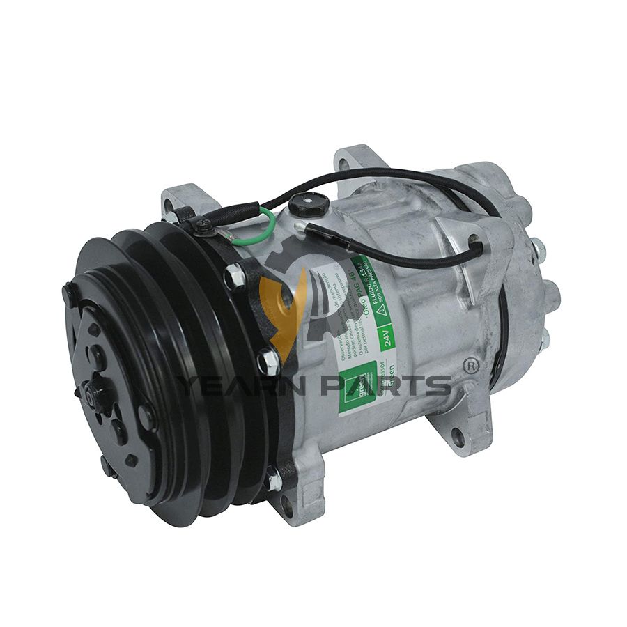AC Compressor 24100U1176S11 for Kobelco Excavator SK100-3 SK120-3 SK120LC-3 SK300-3 SK300-2 SK300LC-3 SK300LC-2