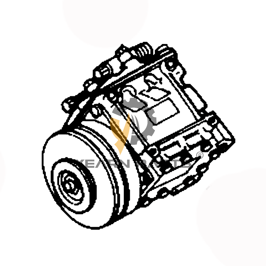 A/C Compressor 4281180 for Hitachi Excavator EX220-2 EX300-2