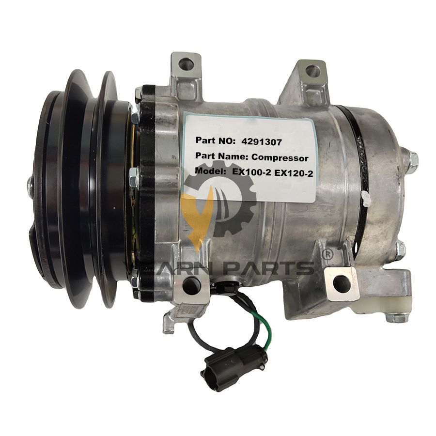 A/C Compressor 4291307 for Hitachi Excavator EX100-2 EX120-2 EX200-2 EX60-2 EX60LCK-3