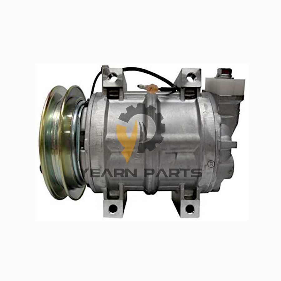 A/C Compressor 4361053 for Hitachi Excavator EX100-5 EX120-5 EX130H-5 EX135UR-5 EX135US-5 EX135USR EX140US-5 EX150LC-5 EX200-3 EX75UR-5 EX75URT-5 EX75US-5