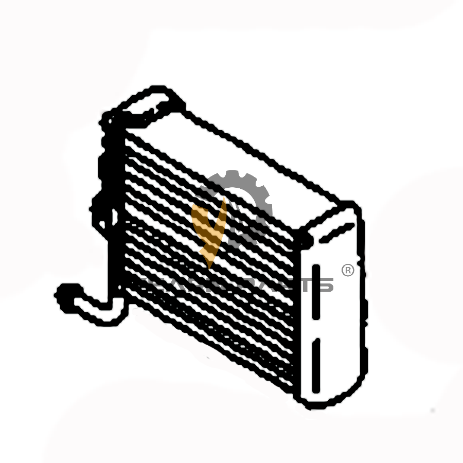 A/C Core Heater 099-3524 0993524 for Caterpillar Excavator CAT E110B E120B E140 E200B E240C E300B E70B EL240B