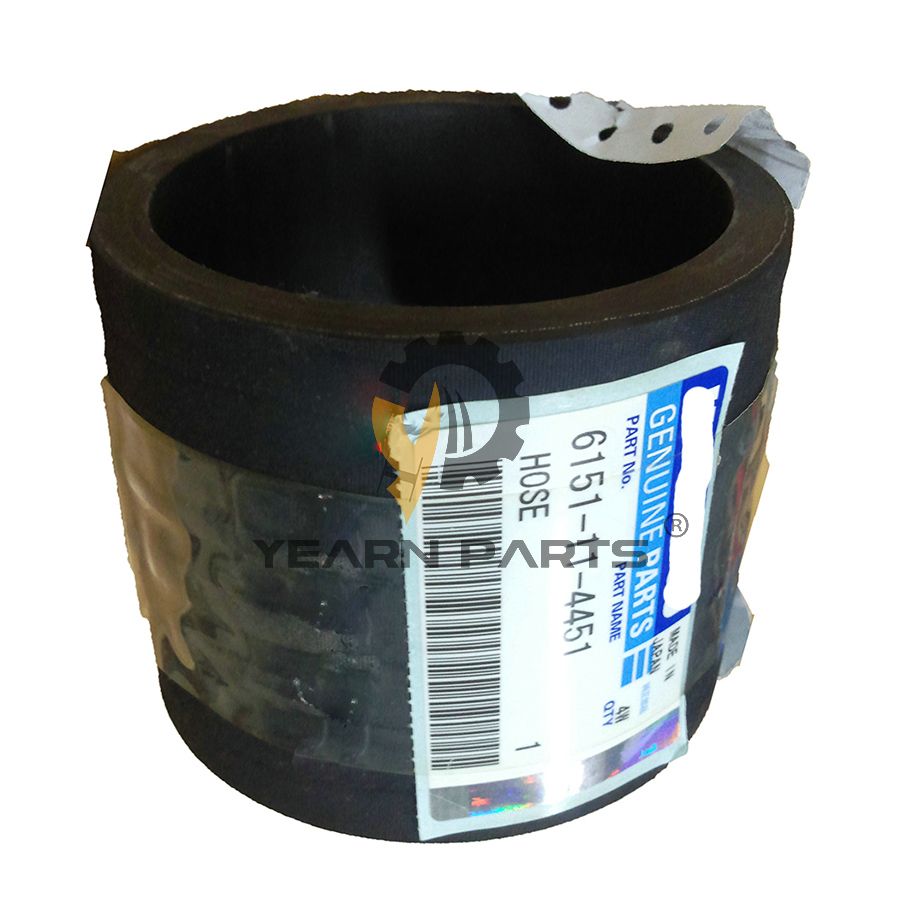Air Cleaner Hose 6151-11-4451 6151114451 for Komatsu Bulldozer D53A-17 D53P-17 D75S-5 D85A-21 D85P-21 D87E-2 D87P-2 Engine S6D125E