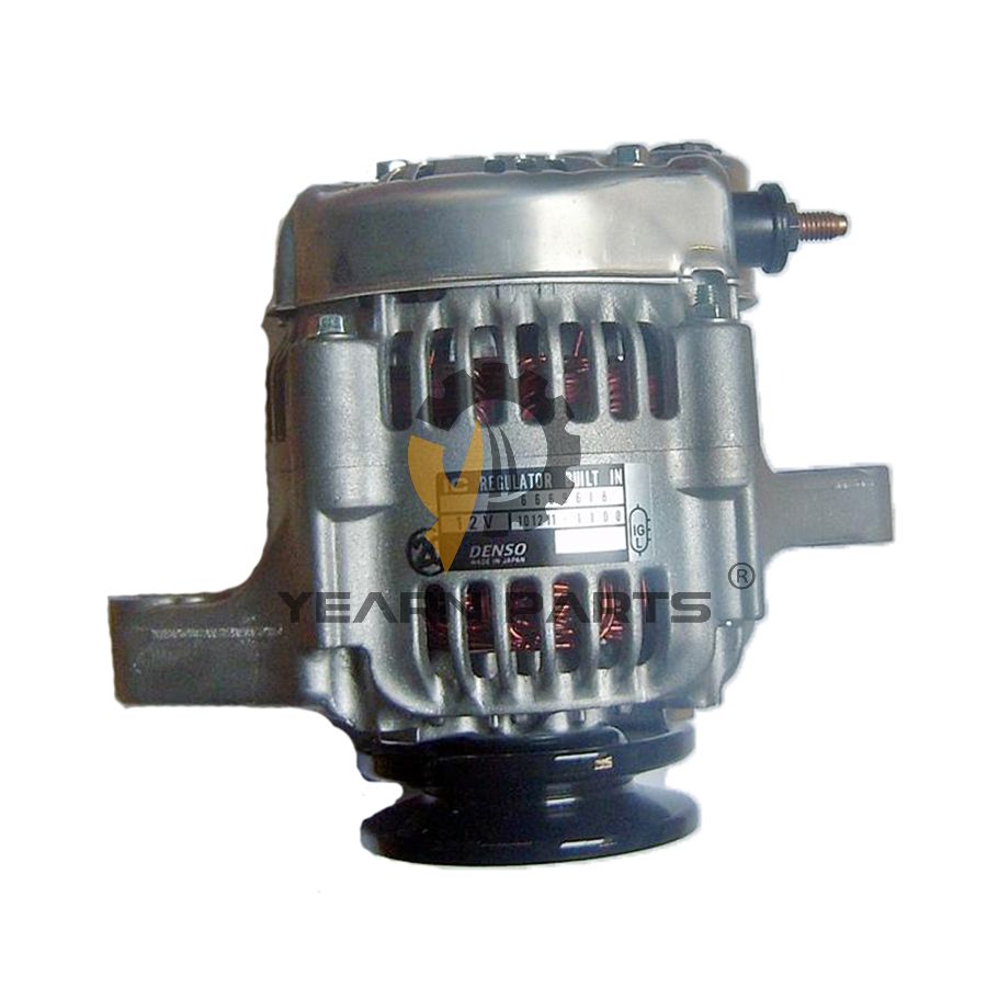 Alternator Generator 6669618 for Bobcat Excavator 319 320 321 322 323 324 325 328 329 418 425 428 E08 E10 E14 E16 453 463 553 MT50 MT52 MT55