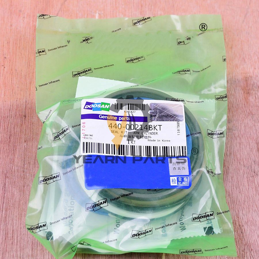 Boom Swing Cylinder Seal Kit 2440-9252KT for Doosan Daewoo Excavator B55W-1 DX55 DX60R DX62R-3 DX63-3 E60 E62 E63 SOLAR 55 SOLAR 55-V PLUS SOLAR 55W-V PLUS