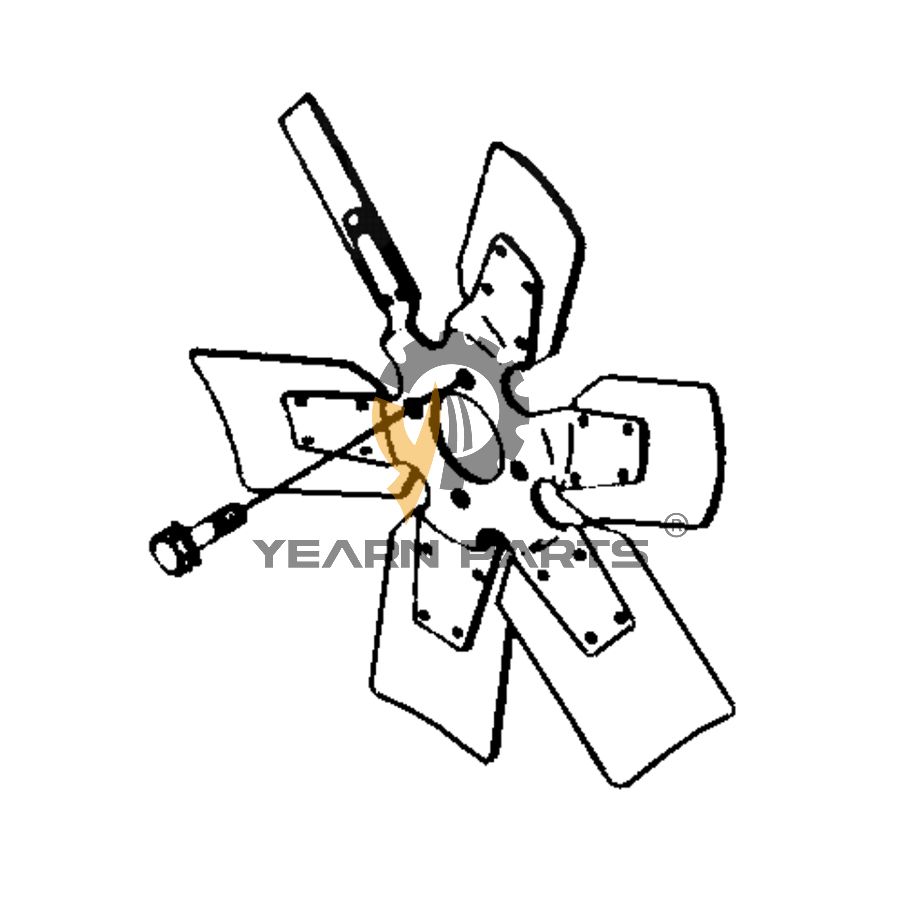 CoolinG Fan Blade 65.06601-5030 for Doosan Daewoo SOLAR 70-III Excavator