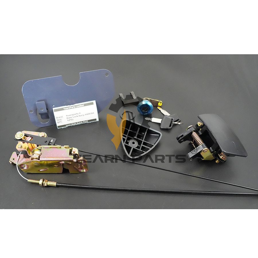 Door Lock Ass'y 4409394 for Hitachi Excavator ZX200 ZX200-3 ZX210H ZX210H-3 ZX225US ZX225USR ZX225USR-3