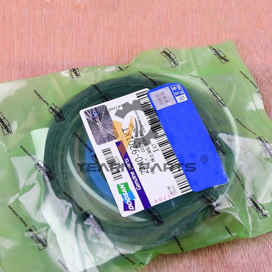 Dozer Cylinder Seal Kit 2440-9201KT for Doosan Daewoo Excavator DX55 DX60R E60 SOLAR 55 SOLAR 55-V PLUS
