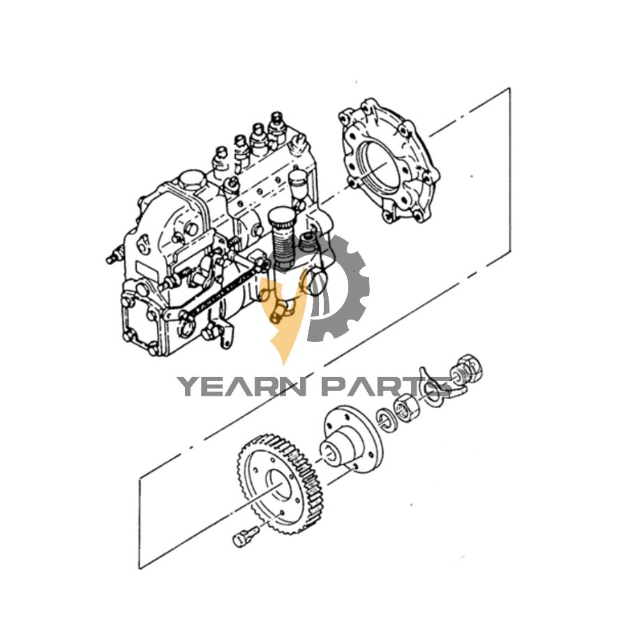 Fuel Injection Pump VI8943218952 for Kobelco Excavator SK100-3