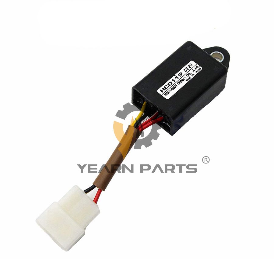 Glow Plug Timer VV12921177920 for Kobelco Excavator SK13SR SK15SR SK20SR-3 SK25SR SK25SR-2 SK27SR-3 SK30SR-3 SK35SR-3 SK40SR SK40SR-3 SK45SR SK45SR-2 SK55SRX
