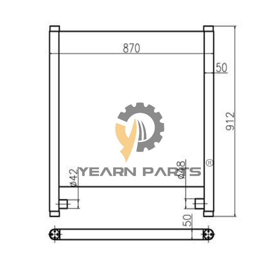 hydraulic-oil-cooler-4463069-for-hitachi-excavator-zx230-zx240-3g-zx240h-zx250h-3g-zx270-zx300w