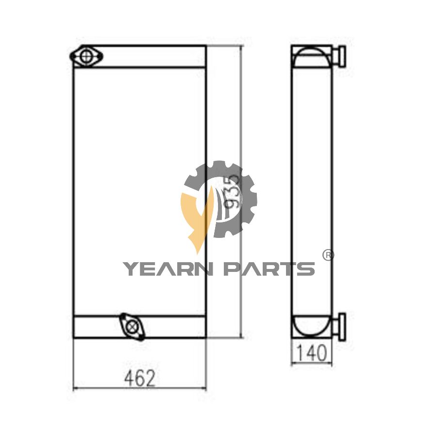 hydraulic-oil-cooler-for-sany-excavator-sy235-9