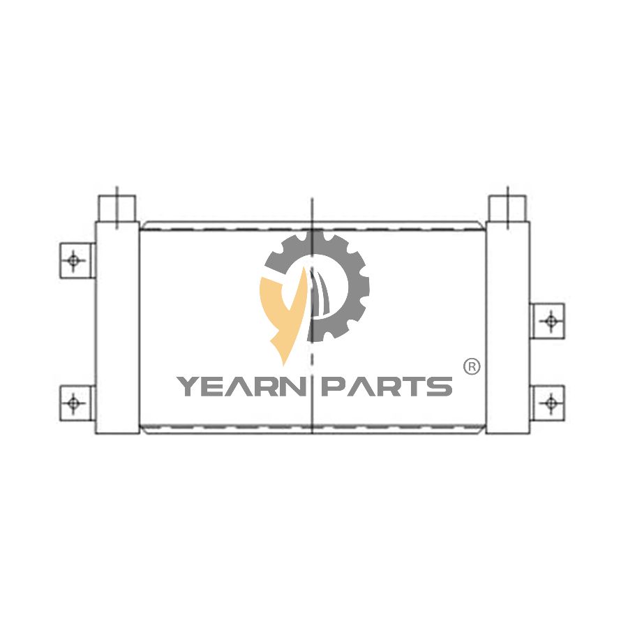 Hydraulic Oil Cooler 423-03-31321 4230331321 for Komatsu Wheel Loader WA380-5 WA400-5