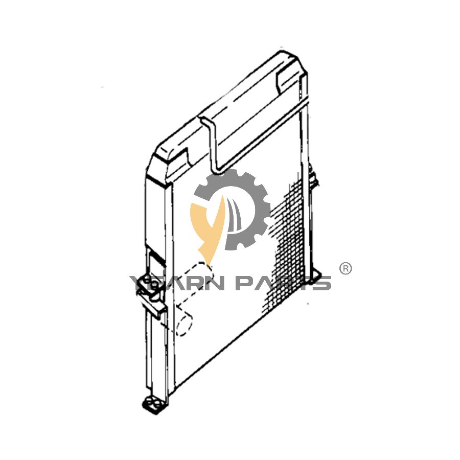 Hydraulic Oil Cooler 5W-6109 5W6109 CA5W6109 for Caterpillar Excavator CAT 205 206