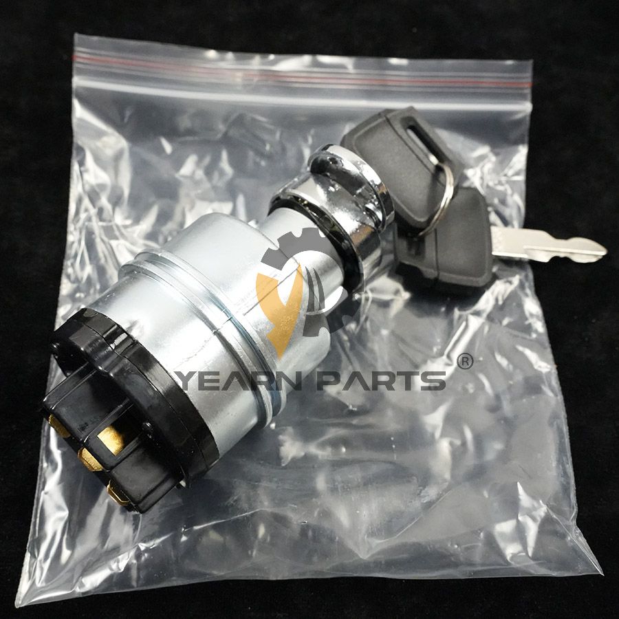 Ignition Switch with 2 Keys YN50S00002F1 YN50S00026F1 for Kobelco Excavator SK220-4 SK250-4 SK250LC SK250LC-4 SK260-8 SK260-9 SK270LC SK290LC SK290LC-6E