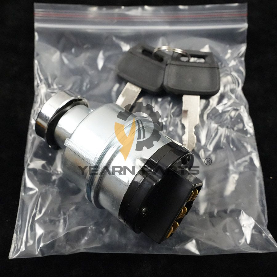 Ignition Switch with 2 Keys YN50S00002F1 YN50S00026F1 for New Holland Excavator E175B E215B E70 E80BMSR EH215 EH70