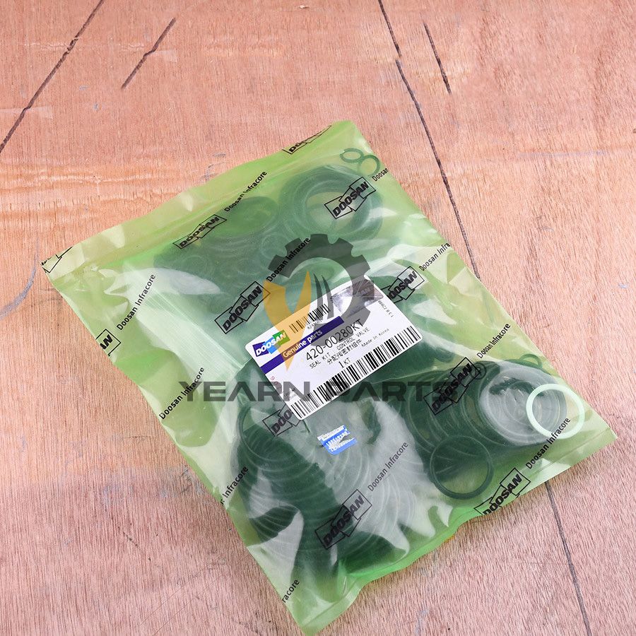 Main Control Valve Seal Kit 420-00280KT for Doosan Daewoo Excavator SOLAR 420LC-V SOLAR 450LC-V SOLAR 470LC-V SOLAR 500LC-V