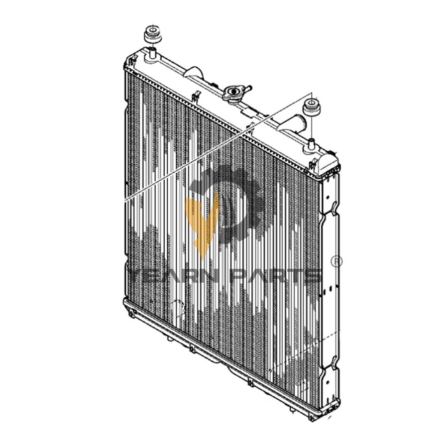 Water Tank Radiator 3S205-72060 for Kubota M6-111DTCC