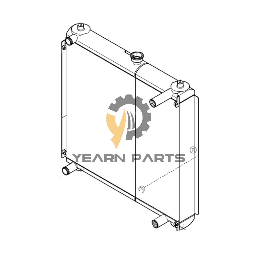 Water Tank Radiator V0211-43500 for Kubota SVL65-2 SVL65-2C